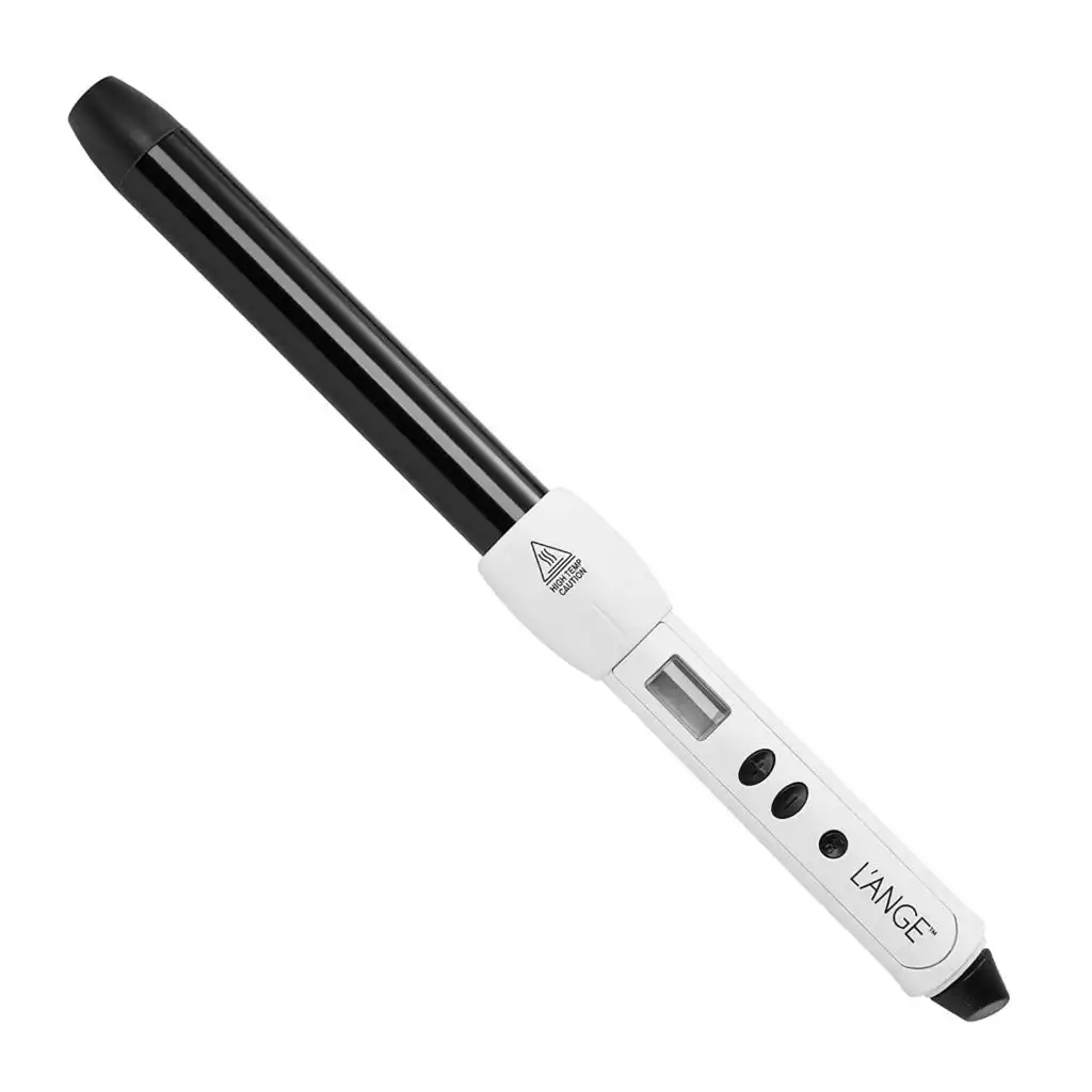 L’ange Hair Lustré Curling Wand White 1-inch (25mm) Titanium