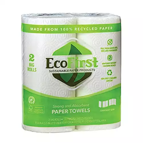 EcoFirst Recycled Paper Towels (2 Rolls)
