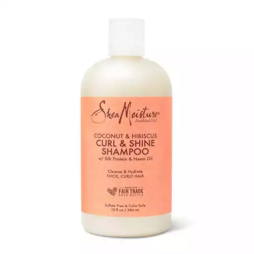 SheaMoisture Curl and Shine Coconut Shampoo for Curly Hair