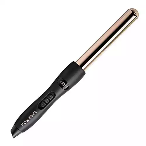 FoxyBae WANDERLUX 25mm - Rose Gold Titanium Curling Wand