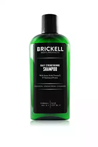 Brickell Men's Products Daily Strengthening Shampoo for Men