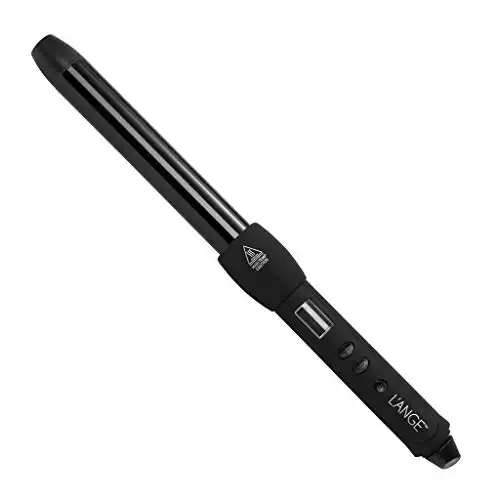 L'ange Hair Lustré Curling Wand Black 1-inch (25mm) Ceramic