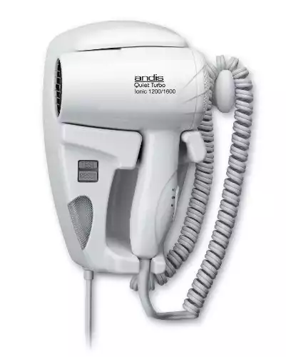 Andis 1600-Watt QuietTurbo Wall Mounted Hair Dryer