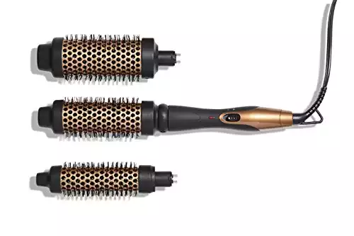 Amika Blowout Babe Interchangeable Thermal Brush, Black