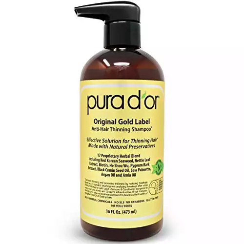 PURA D'OR Original Gold Label - Anti-Thinning Biotin Shampoo
