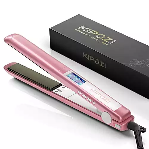 KIPOZI 1 Inch Titanium Hair Straightener