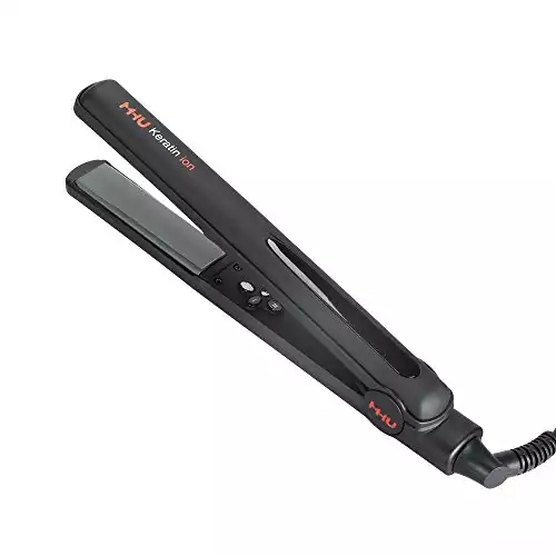 MHU Professional 1 Inch Keratin Ion Flat Iron