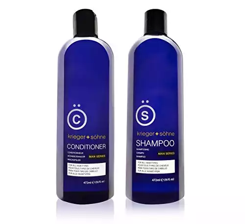 K + S Salon Quality Men’s Shampoo + Conditioner Set
