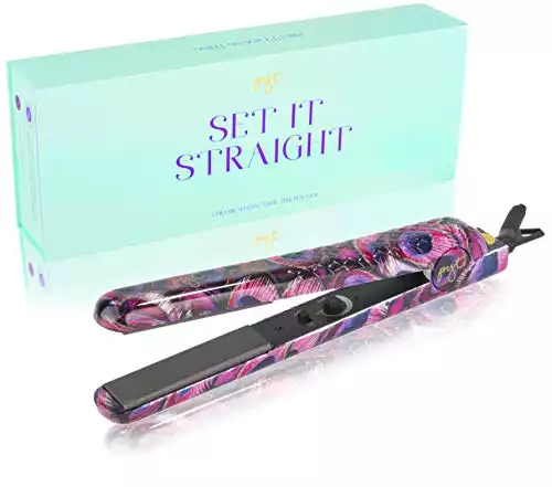 PYT PEACOCK Pro Hair Straightener Ceramic Flat Iron