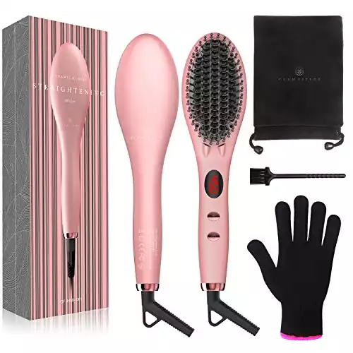 Glamfields Hair Straightening Brush