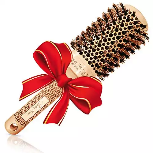 Boar Bristle Ceramic Round Brush by Care Me