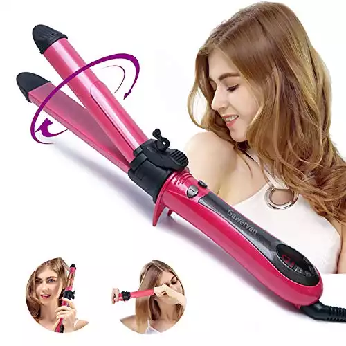 Gawervan 2-in-1 Auto-Rotating Curling Iron
